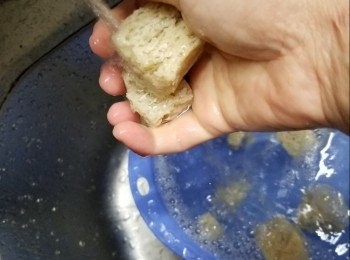 step2: 洗淨揸乾水份特用