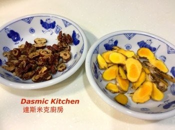 step1: 新鮮薑黃洗淨、切片