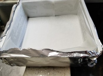 step1: 預備好6吋蛋糕模具,如活動模就需要包錫紙妨漏水,固定模就只需舖上牛油紙