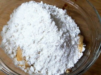 step4: 加入鬆餅粉