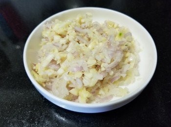 step3: 蒜頭，乾蔥