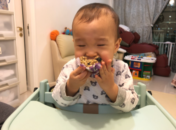 step5: 將材料倒入模，以180度焗20至25分鐘就完成（因應個別焗爐而定）