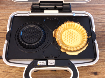 step5: 烘烤約3-4分鐘，取出放涼。