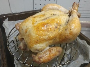 step9: 取出，放在架上靜止10分鐘;