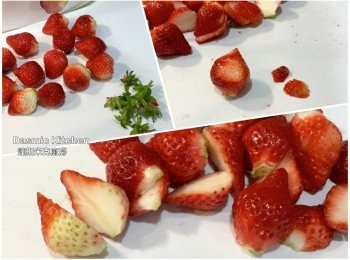 step3: 去除蒂頭，同時檢查是否有受損，切除受損部分