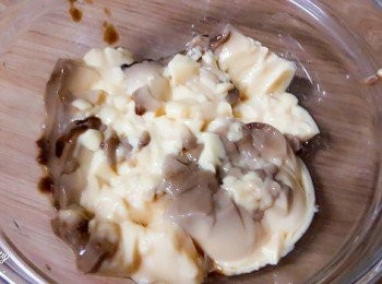 step3: 把布丁搗碎