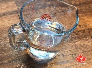 step2: 蛋 及 水的比例 1: 1.5