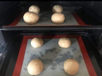 step4: 分成8份，發酵大至一倍