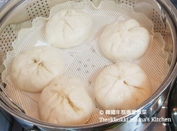 step17: 蒸好的包很軟很香^^