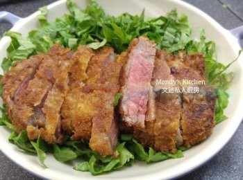 step7: 切片後可即食或跟日本餐廳, 預備鐵板煎一煎表面。