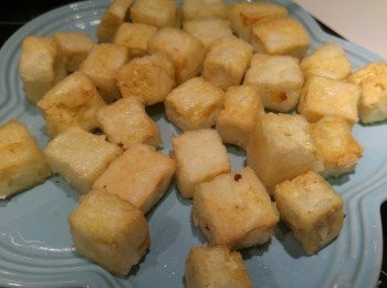 step5: 將豆腐盛起備用。