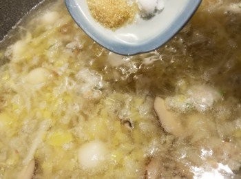 step16: 所有湯丸加入後落調味料試味