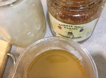 step6: 蜂蜜以溫水調勻