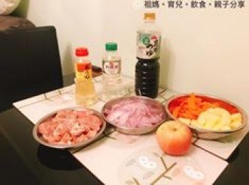 step1: 雞肉切細件，用鹽，黑胡椒醃20分鐘。