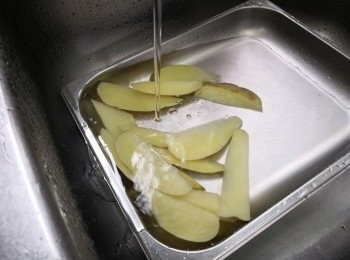 step3: 小心沖去表面的汁液