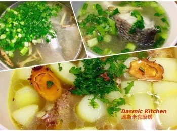 step8: 魚湯/蘿蔔排骨湯