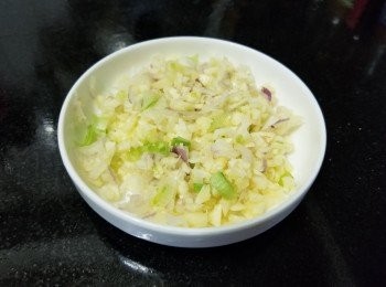 step2: 蒜頭，乾蔥