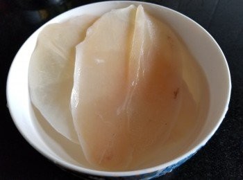 step4: 乾螺片，煲完湯後做另一個餸