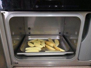 step2: 將薯角蒸5分鐘