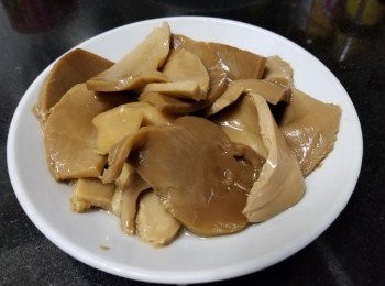 step2: 罐頭靈芝菇片