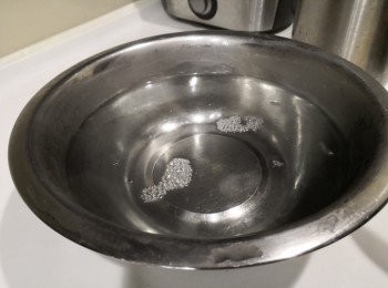 step1: 先準備滾水1600克