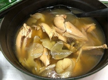 step3: 如用鑄鐵煲 煲的時間可縮短
