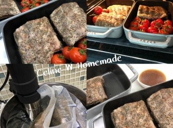 step1: 慢煮豬肋骨
淋晒離骨 口感好鍾意😋
SV 73℃ / 7hrs 50mins
Oven 200℃ 20mins
<span class="group_2">醃料</span>:醬油麴 岩鹽 黑胡椒 蒜蓉辣椒粉 雜香草各適量