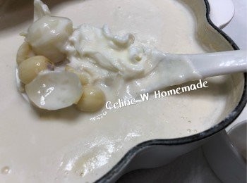 step2: 鮮百合不要太早加入，焗久了 口感不太好