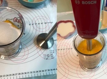 step4: 加入糖用機打成蓉