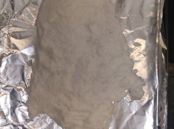 step3: 將蛋白鹽覆蓋黃立䱽。