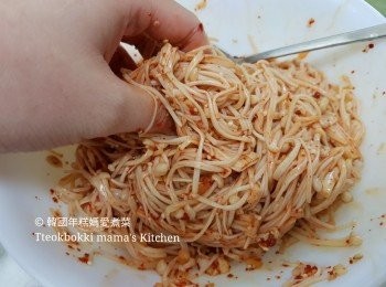 step4: 用手輕輕拌勻。