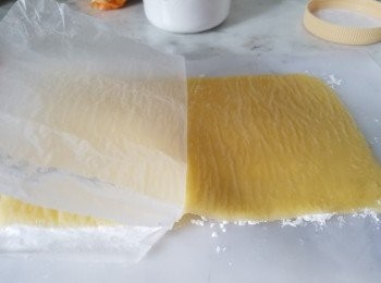 step9: 撕開焗爐紙...
