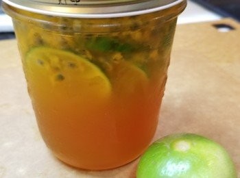 step4: 再將蜜糖加至滿。