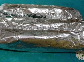 step3: 多出來的用錫紙包好放冰箱, 每次要用幾多就切幾多