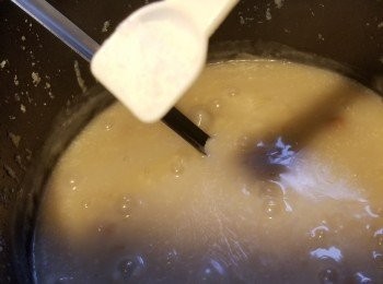 step5: 煮至粥綿滑後即可加鹽調味即可