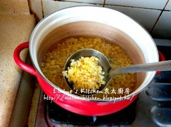 step3: 再熄火焗30分鐘 , 將馬豆隔水盛起備用
