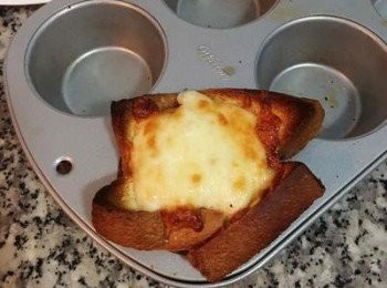 step9: 烤好後取出擺盤，