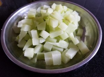 step3: 油麥菜頭