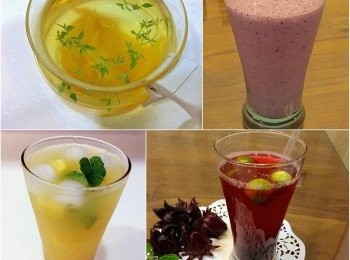 step11: 6.)  飲料 🍹:  冷熱飲皆宜！ 還可將水果、冷開水、果醬一起攪打成果汁（果醬約1-2大匙即可）