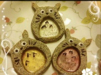 step5: 五顏六色玻璃曲奇很漂亮^^