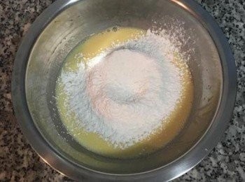 step4: 再加入篩過的低粉，