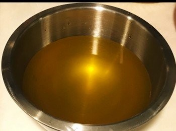 step6: 隔篩後的桂花水