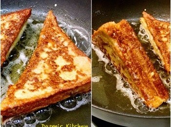 step7: 最後將橫切面油煎約10秒鐘即可