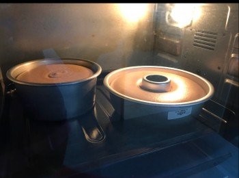 step4: 190度10分鐘劃缐
170度30-45分鐘
直至乾身