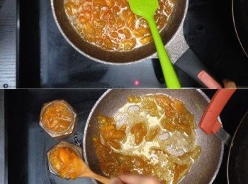 step7: 之後襯熱倒入已用沸水消毒的玻璃瓶，加蓋倒轉待涼即可