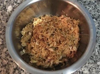 step5: 將炒好的<span class="group_3">內餡</span>呈出放涼備用；