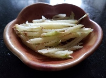 step2: 薑絲