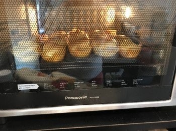 step5: 170度10分鐘、150度15分鐘、170度5分鐘