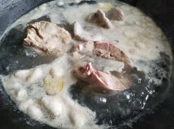 step8: 大火滾至迫出血水去腥