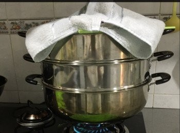 step4: 發酵30～45分鐘
凍水蒸18分鐘